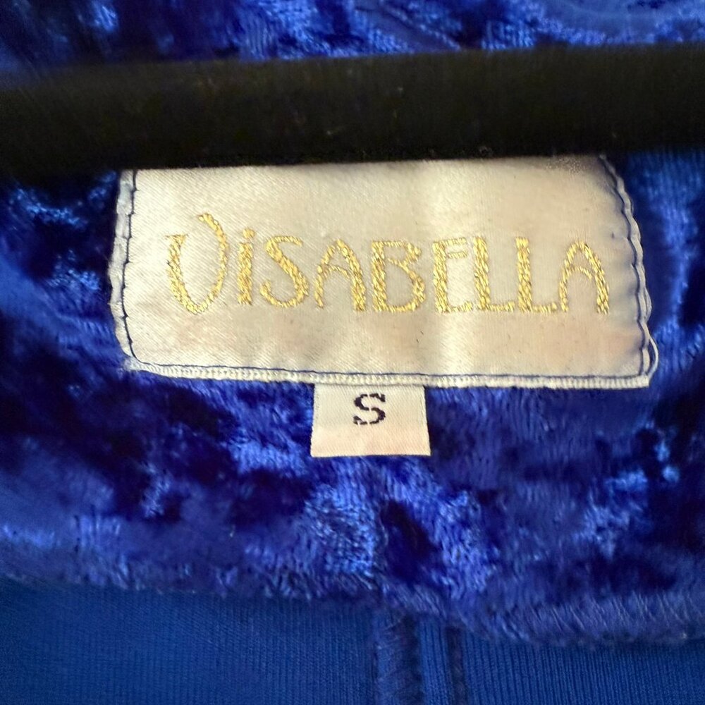 Blue Maxi Gown by Visabella - Velvet to the touch with bit of stretch!
